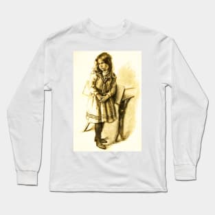 The Schoolgirl and the Desk Long Sleeve T-Shirt